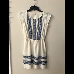 NWOT Maison Jules Cream Summer Dress Size XS